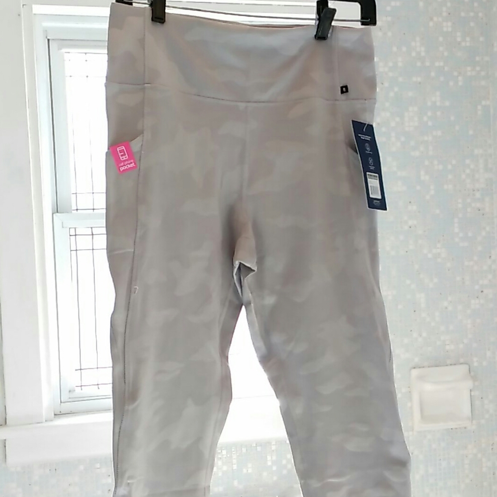 NWT Marika grey camouflage leggings